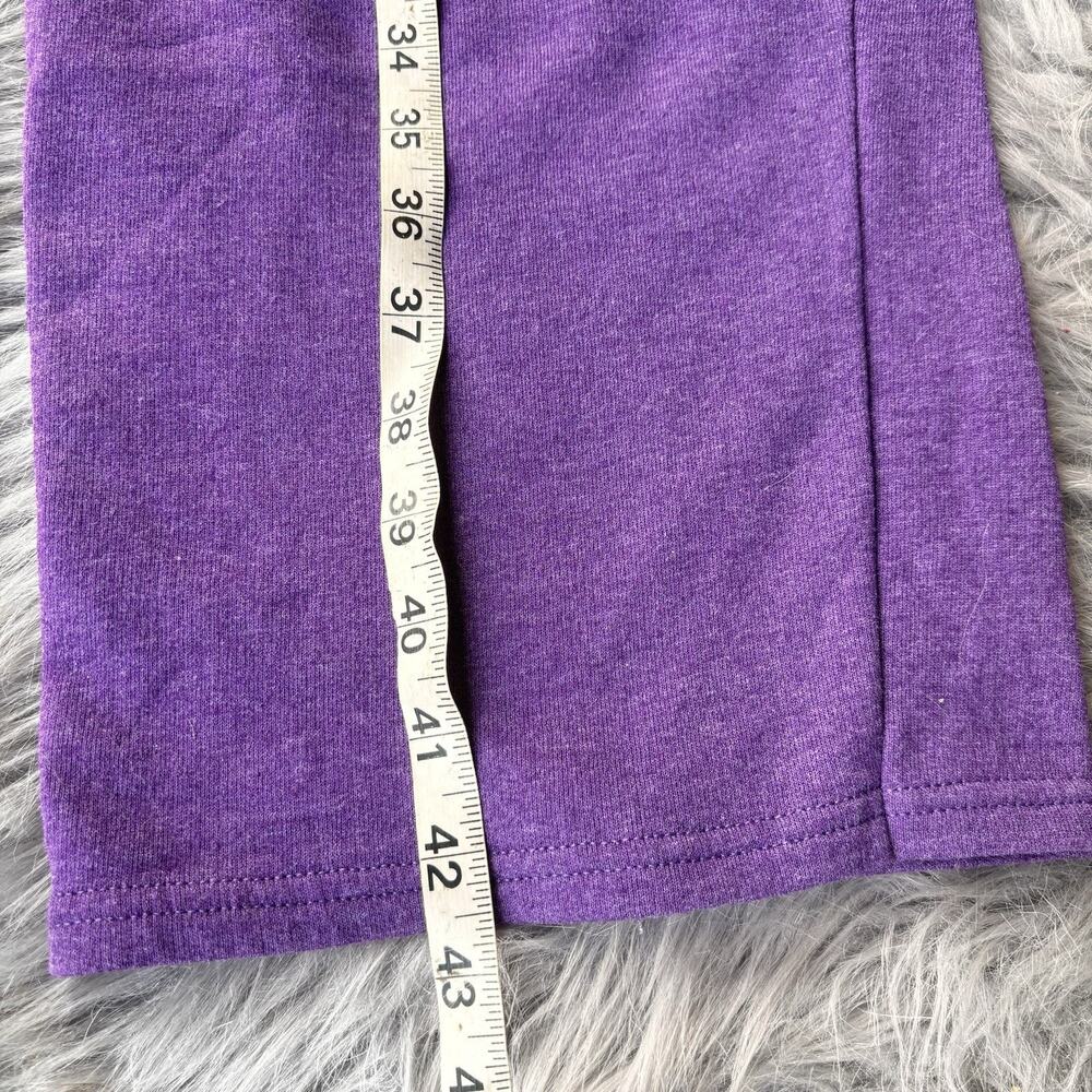Just My Size Sweatpants Sz 2X Plus Size Fleece inside Purple Winter Comfy Lounge - Picture 7 of 11
